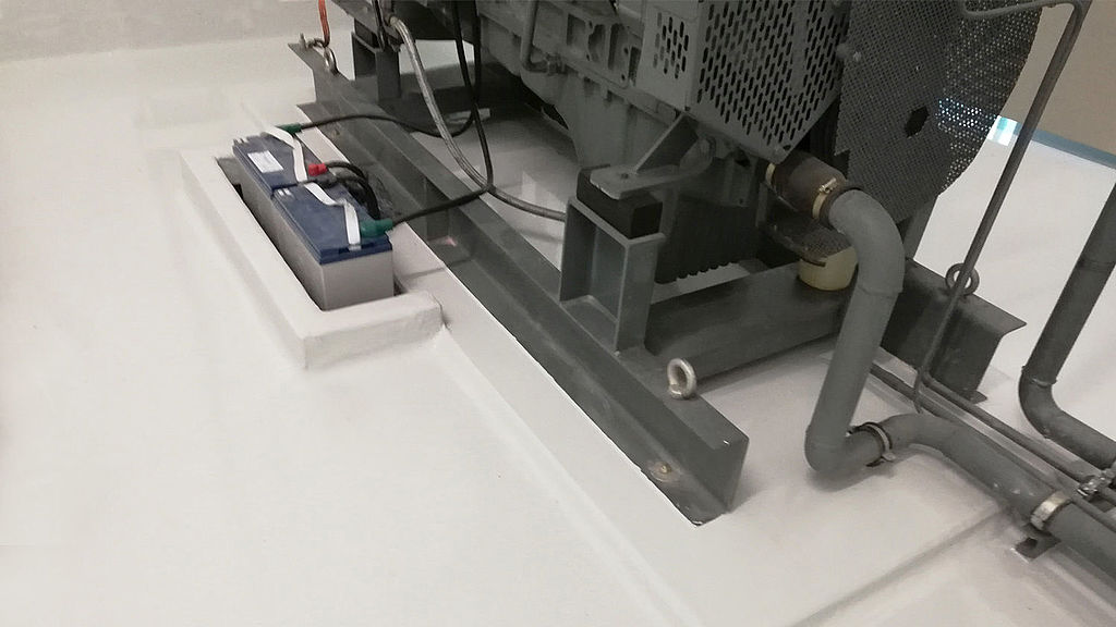 WGH-Beschichtung bei einer Produktionsmaschine